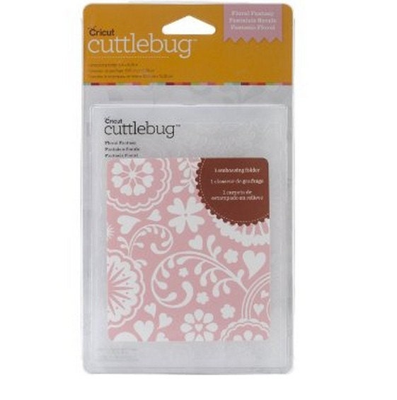 Cuttlebug Embossing Folder FLORAL FANATSY A2 New