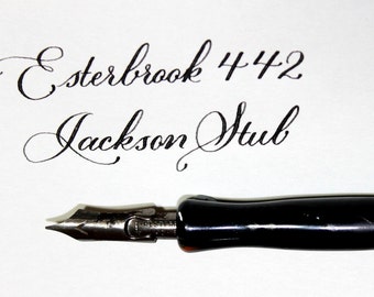 Vintage Esterbrook 442 Jackson Stub Dip Pen Nib