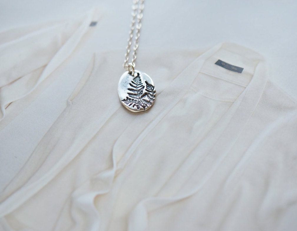 •FERN• sterling silver necklace main image 0