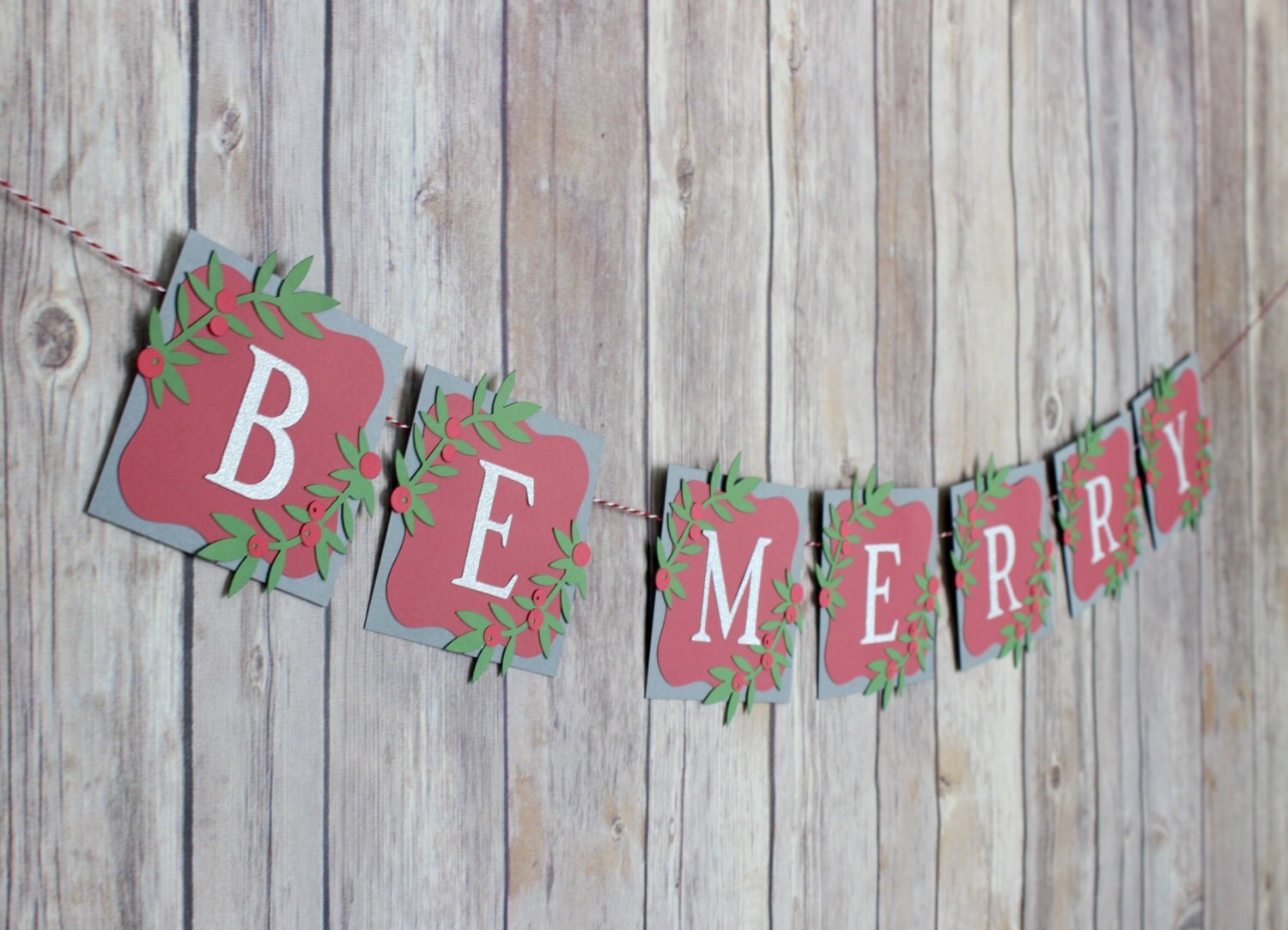 Be Merry Christmas Banner Christmas Home Decor Christmas