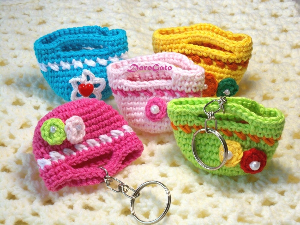 Crochet mini tote bag crochet mini bag beaded bag crochet