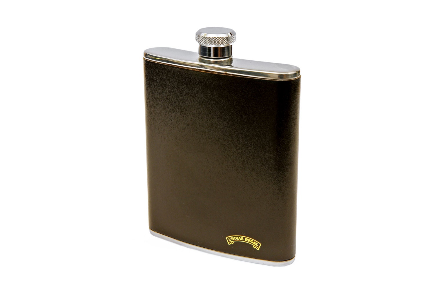 Leather Hip Flask CHIVAS REGAL Boxed English Whiskey Flask