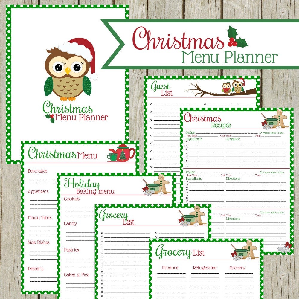 christmas-menu-planner-instant-download