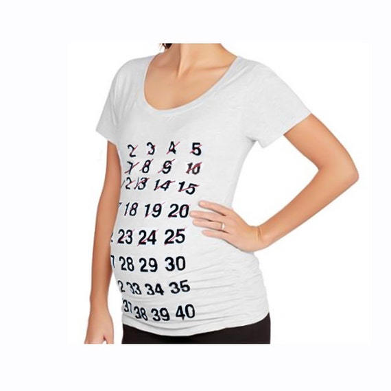 pregnancy countdown shirt