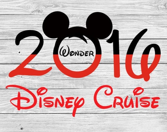 Disney Cruise Iron On Wonder Transfer Printable by DuckyDigital