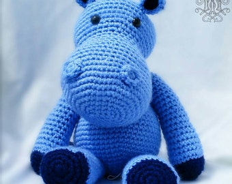 Hippo Stuffed Animal - Baby Toy - Toddler Toy