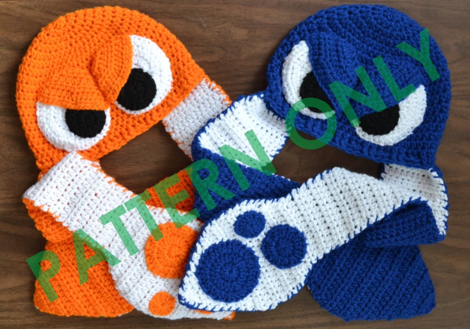 Crochet Splatoon Squid Hat **PATTERN ONLY*** from PrettyBrainCreations