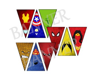 banner /guirlande AVENGERS marvel comics digital image