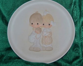 REJOICING With You Precious Moments 7 1/4 inch Plate 1981