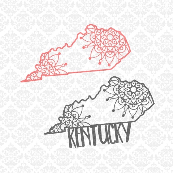 Download Kentucky Filigree Mandala Zentangle Intricate Henna Boho SVG