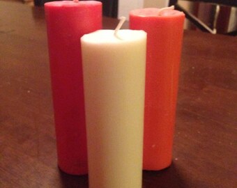 seance candles pentagram
