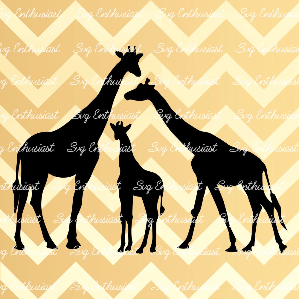 Download Giraffe silhouette SVG Giraffe Svg Baby Giraffe Svg Giraffe