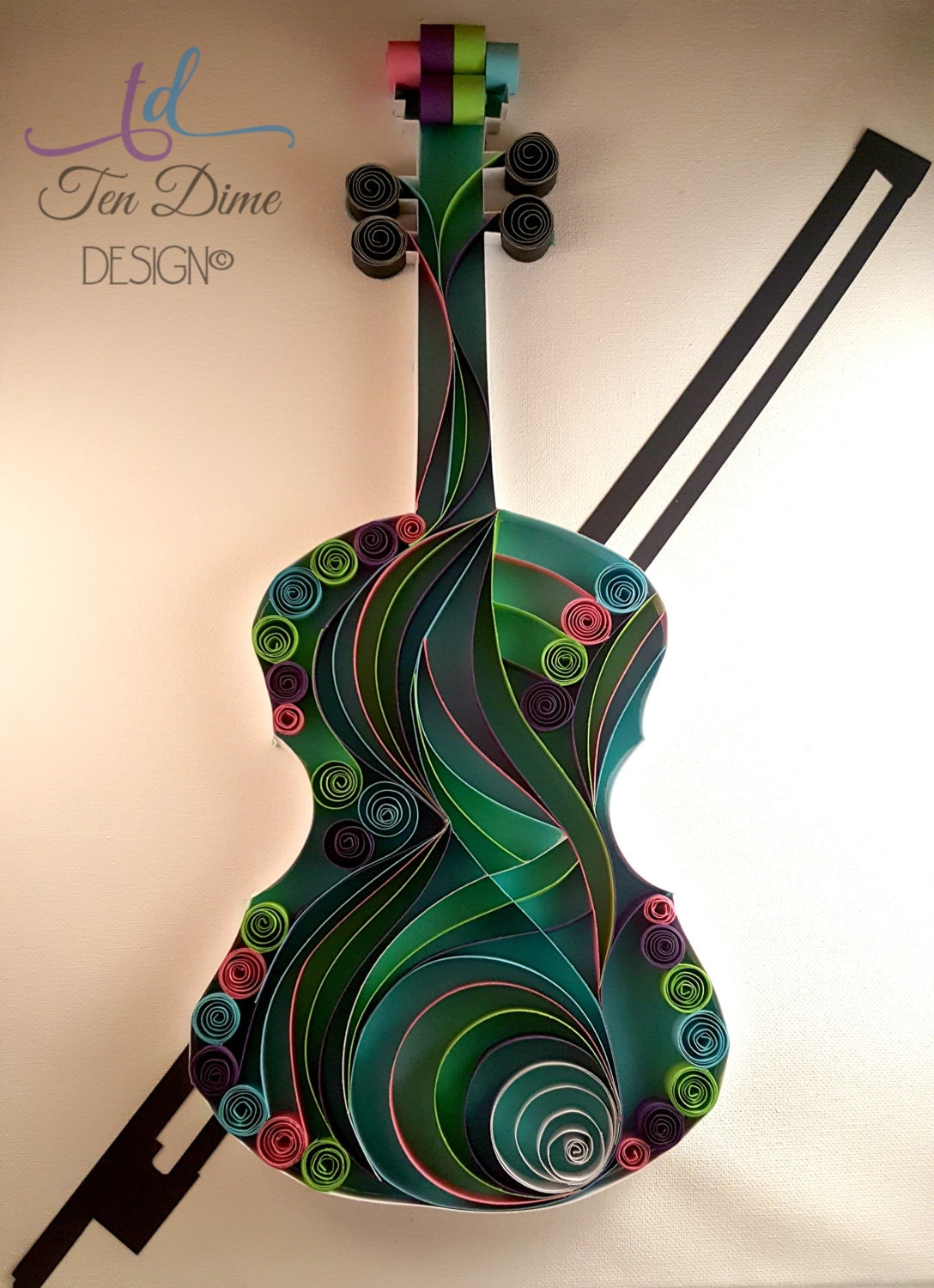 Colorful Violins//Violins//Musical Instruments//Violin