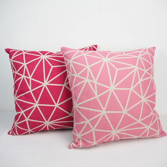 Pink pillow Pink pillow cover light pink pillow by HomeDecorYi