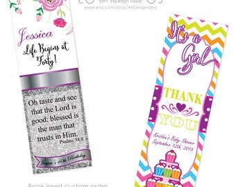 thank you bookmark etsy