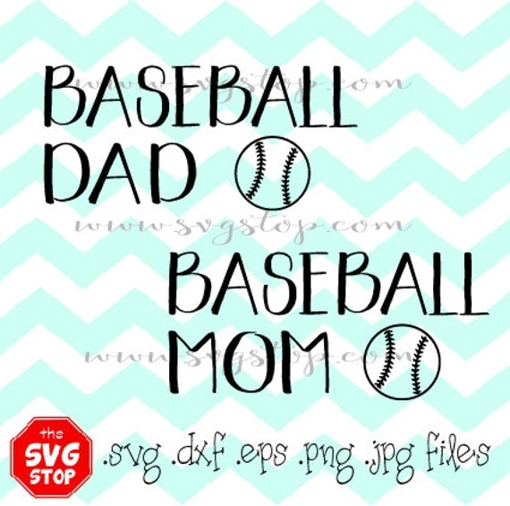 Download Items similar to Baseball Mom & Softball Dad Designs Svg ...