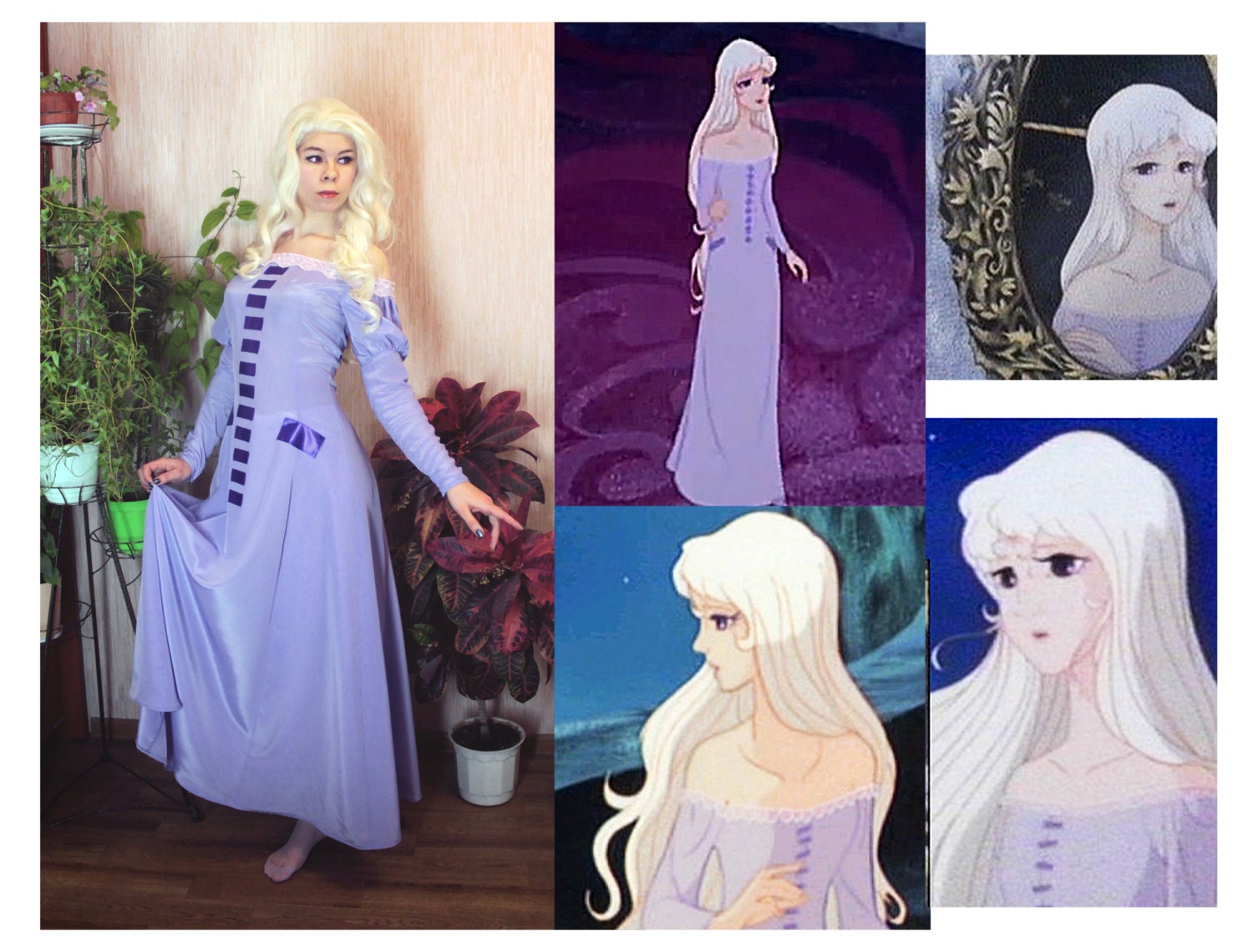 The Last Unicorn Lady Amalthea Dress Halloween costume for