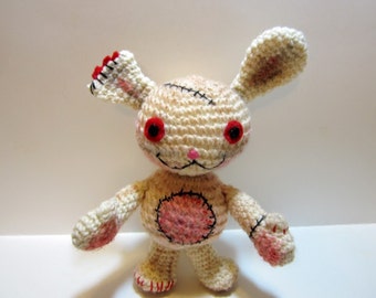 scary rabbit plush