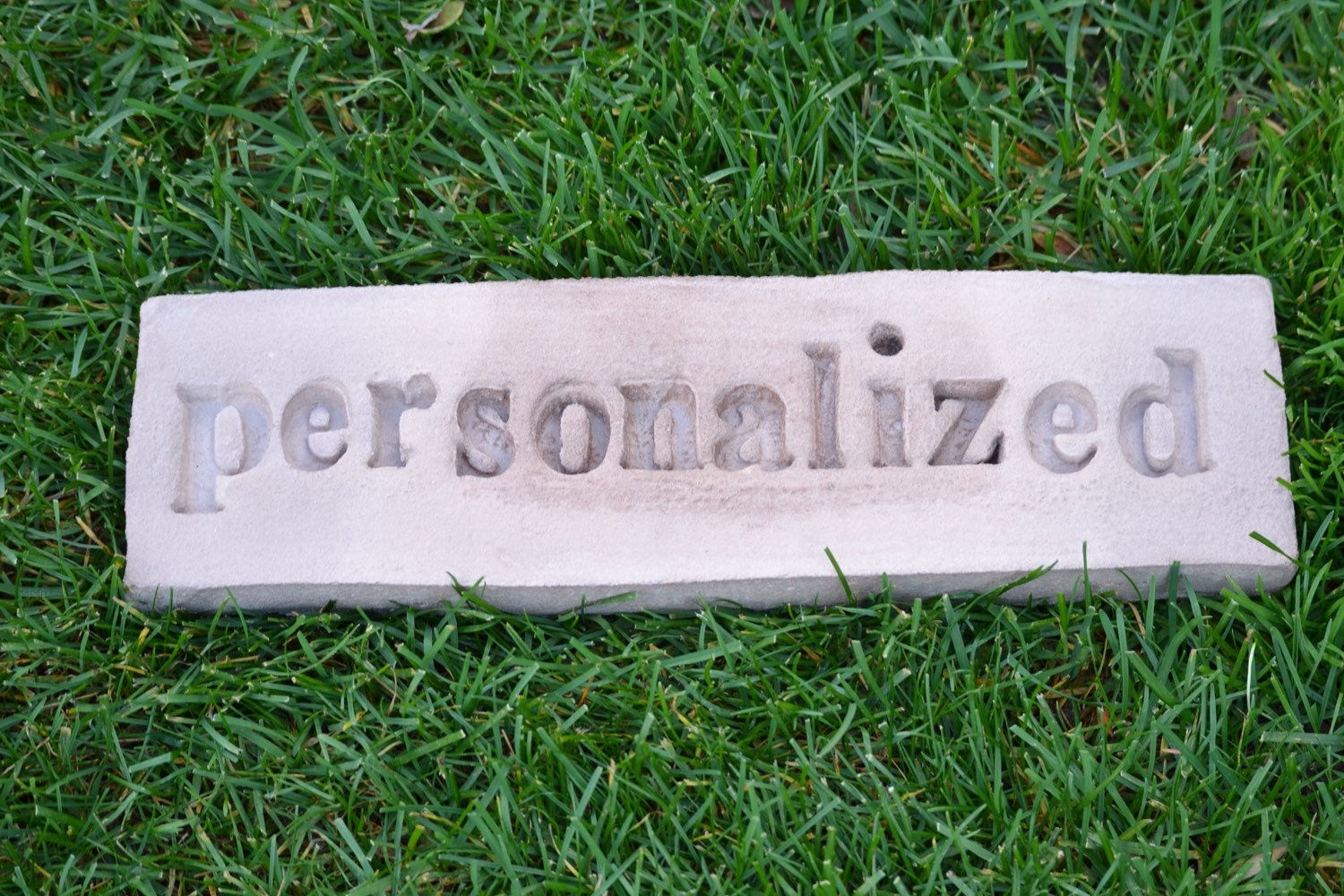 Personalized bricks. For home or garden by Betterwithwine on Etsy