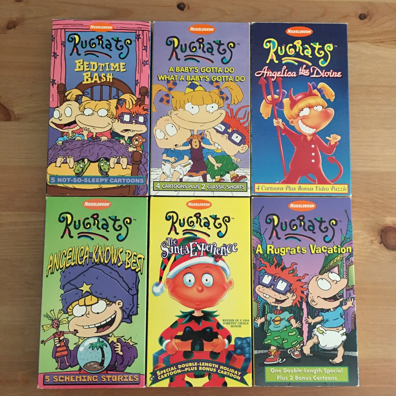 Rugrats VHS Paramount Viacom Nickelodeon 1990's Cartoons