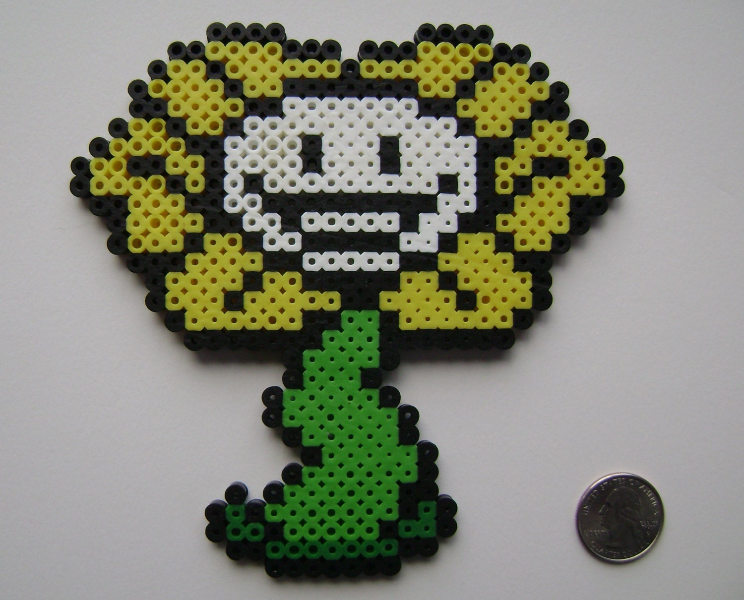 Flowey The Flower Perler Bead Pattern Bead Sprite Undertale Sprites