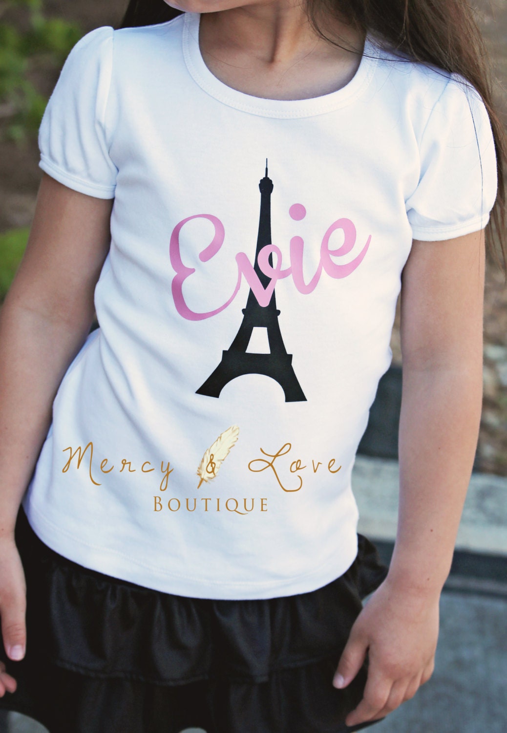 justice eiffel tower shirt