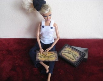 Sale Barbie Doll Ouija Board Game, Doll Accessories, Barbie Doll Clothes, Miniature Ouija Board, Barbie Doll Accessories
