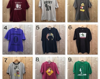 You Choose Grunge Tee, vintage T-shirts, old shirts