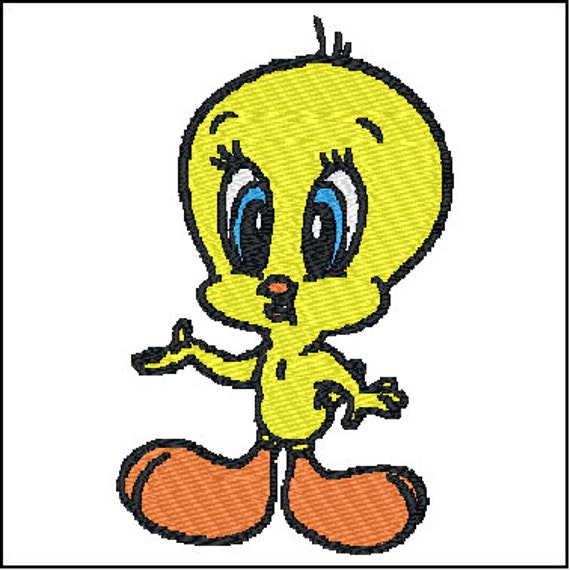 Tweety Bird Embroidery Design