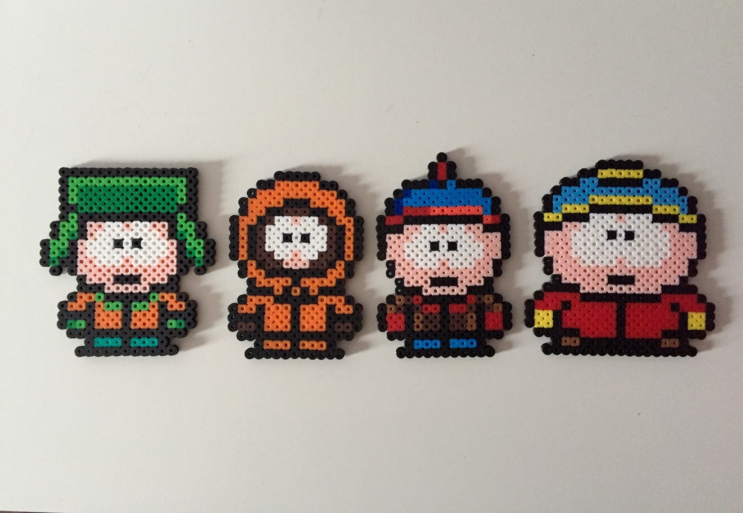 South Park Kyle Stan Kenny Cartman Perler Bead