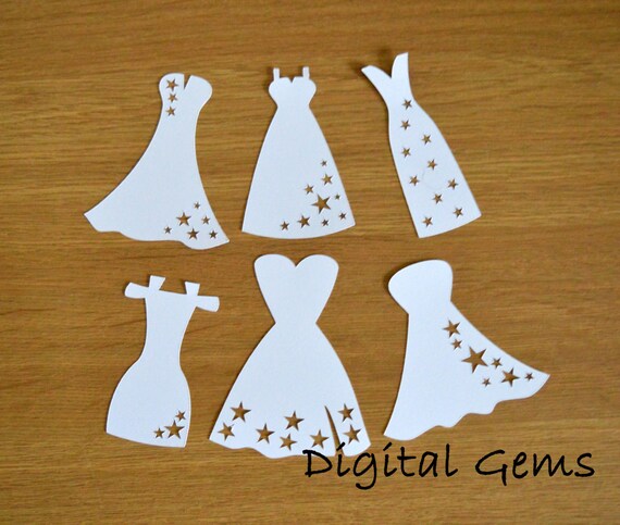 Dress SVG Cutting Files For Cricut Design Space by DigitalGems