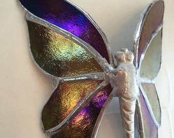 Items similar to Large Mosaic Stained Glass Butterfly on Etsy