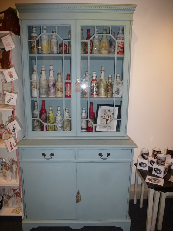 Vintage Restored Display Glass Dresser Unit Frenchic