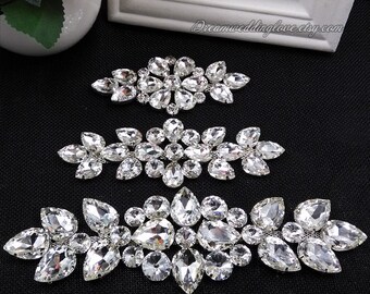 Rhinestone applique, Crystal applique,bridal belt, Children sash appliqu, ,Crystal Applique,kids belt,Headband Jewelry, wedding DIY