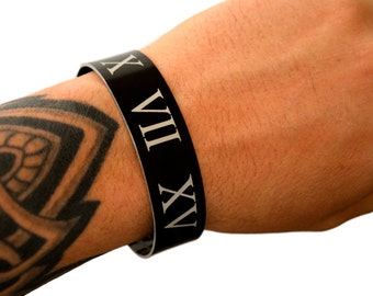 Black Sobriety Bracelet