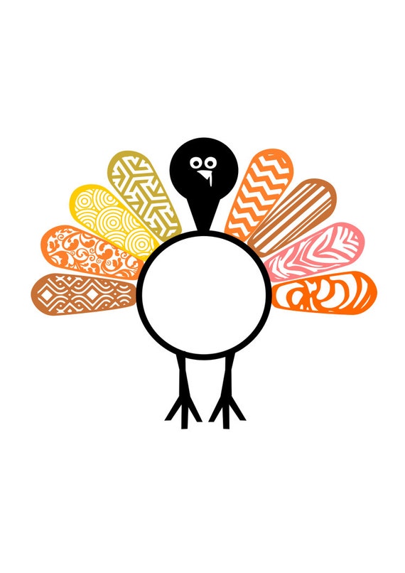 Download Items similar to Turkey Monogram SVG PNG on Etsy