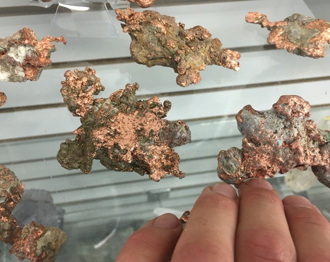 Michigan Copper Nuggets- Raw Native Copper- Copper \ Raw Copper \ Rough Copper \ Native Copper \ Precious Metal \ Copper Nugget \ Mineral