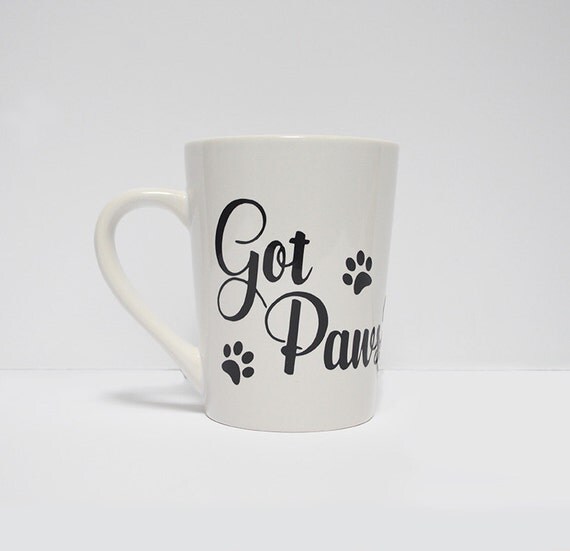 Coffee Mug For Dog and Pet Lovers. Got Paws by HappyDogHydrants