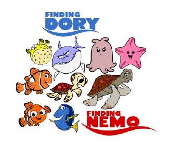 Download Finding Nemo/Dory SVG Studio 3 PS Ai and Pdf by ...