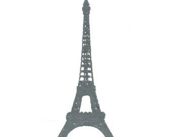 PARIS EIFFEL TOWER Embroidery design Machine Embroidery Pattern Instant Download Eiffel Tower Embroidery Pattern Embroidery File in 3 Sizes