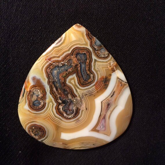 Türkish Banded agate rare cabochon