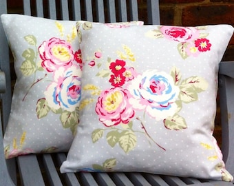 Floral Cushion cover/Floral Cushion/ flower/scatter cushion/ cushion with flowers/rose cushion cover/ housewarming gift/decorative pillow/