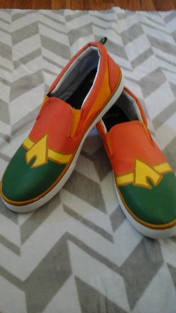 Aquaman Inspired Canvas Shoes