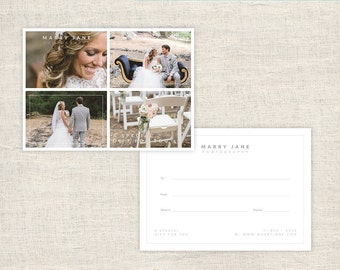 Photography Gift Certificate Template - Photographer Gift Card Template - Wedding Photo Gift Card Templates - INSTANT DOWNLOAD
