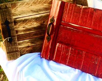 Wooden Breakfast Tray - Reclaimed Wood Tray - Wooden Serving Tray - Rustic Home Decor - Coffee Table Tray - Breakfast In Bed - Rustic Tray