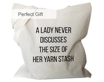 Gifts for Knitters - Yarn Tote Bags - Knitting Bags - Knitting gifts - Crochet Gifts (b912)