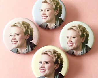 jillian holtzmann – 1.25" pinback button – ghostbusters 2016 pin