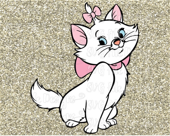 Aristocats Marie Disney Cutting File in Svg Eps by SVGFileDesigns