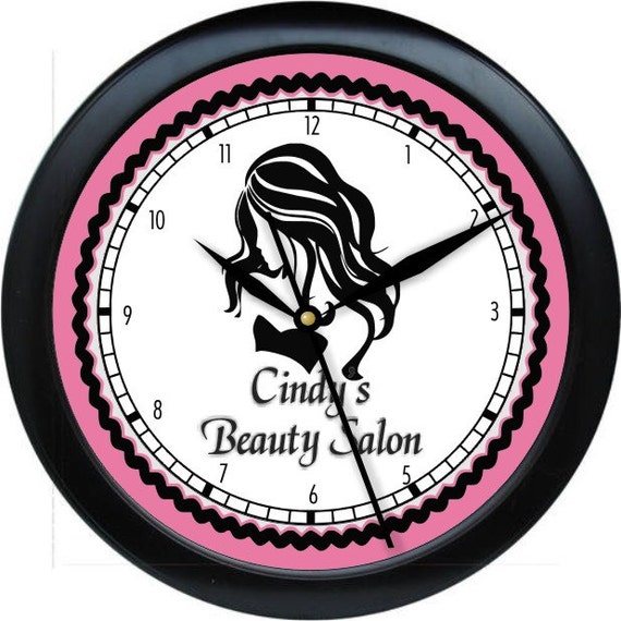 Hair Salon 10 Personalized Wall Clock Beauty Salon Hair