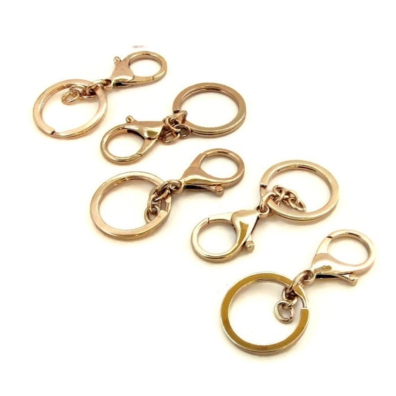 Gold Key Rings / Gold Key Chains / Gold Keychain / by BeeJaySupply